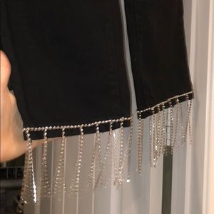 Nasty gal BRANDNEW Diamanté JEANS! DIAMOND DETAIL!